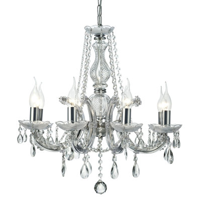 Jansen 8 - Light Candle Style Chandelier