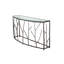 Antico 55.31'' W Glass Console Table