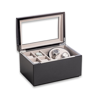 Wood Watch Box + Watch Winder