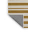 Tapis beige à rayures horizontales lavable à la machine-173304066