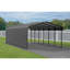 Steel Carport With 1 Side Wall Kit, 12X29X7-100015436