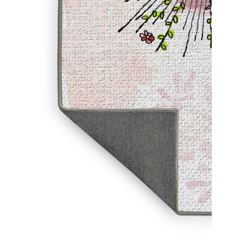 Tapis rose Love, Rectangle 4 pi x 6 pi