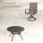4-Person Outdoor Round Dining Set With Swivel Chairs-1015841842