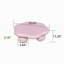 Table basse charmante en forme de nuage avec teinte rose tendre-2109352388