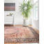 Tapis oriental rouge / bleu marine-650164920