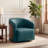 Delwood Faux Leather Modern & Comfort Swivel Barrel Chair-1199035859