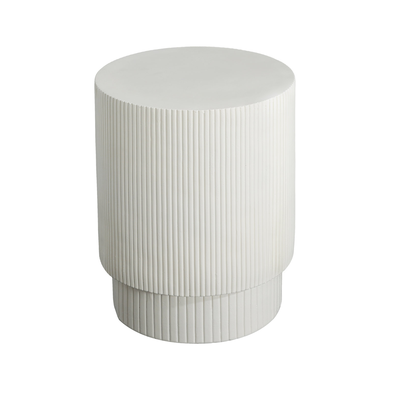 Kody Outdoor Side Table, White