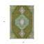 Tapis oriental lavable oriental vert olive 8 pi x 10 pi