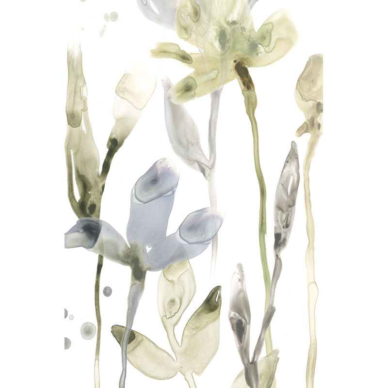Stone Moss Stems II by June Erica Vess - Wrapped Canvas Painting, 122cm H x 81cm W