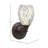Wall Sconce With 5" Fusion Glass-32465045-32465039