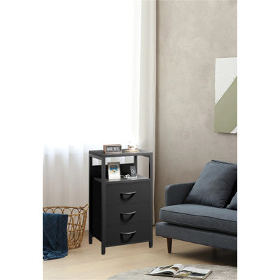 Modern Nightstand With Charging Station