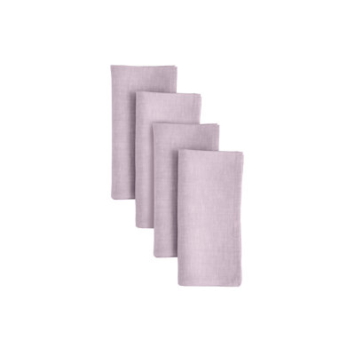100% Pure Linen Dinner Napkins - Athena
