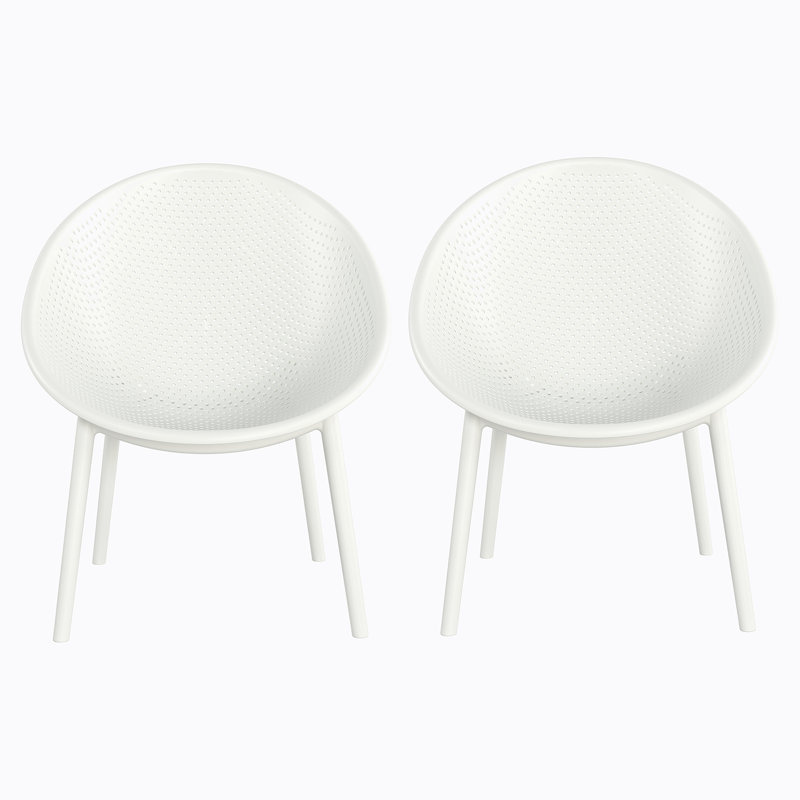 Chaise d'appoint Gable (ensemble de 2)