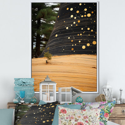 «Abstract Graceful Woodland I», reproduction d'art murale abstraite