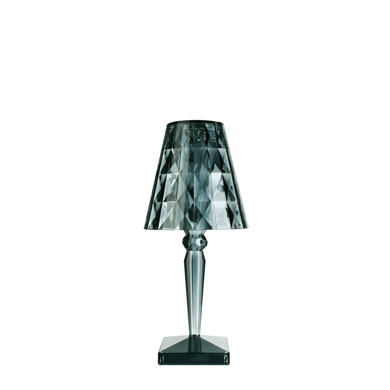 Big LED Table Lamp, Light Blue, Plug In