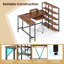 L-Shaped Metal Base Computer Desk-1435076158