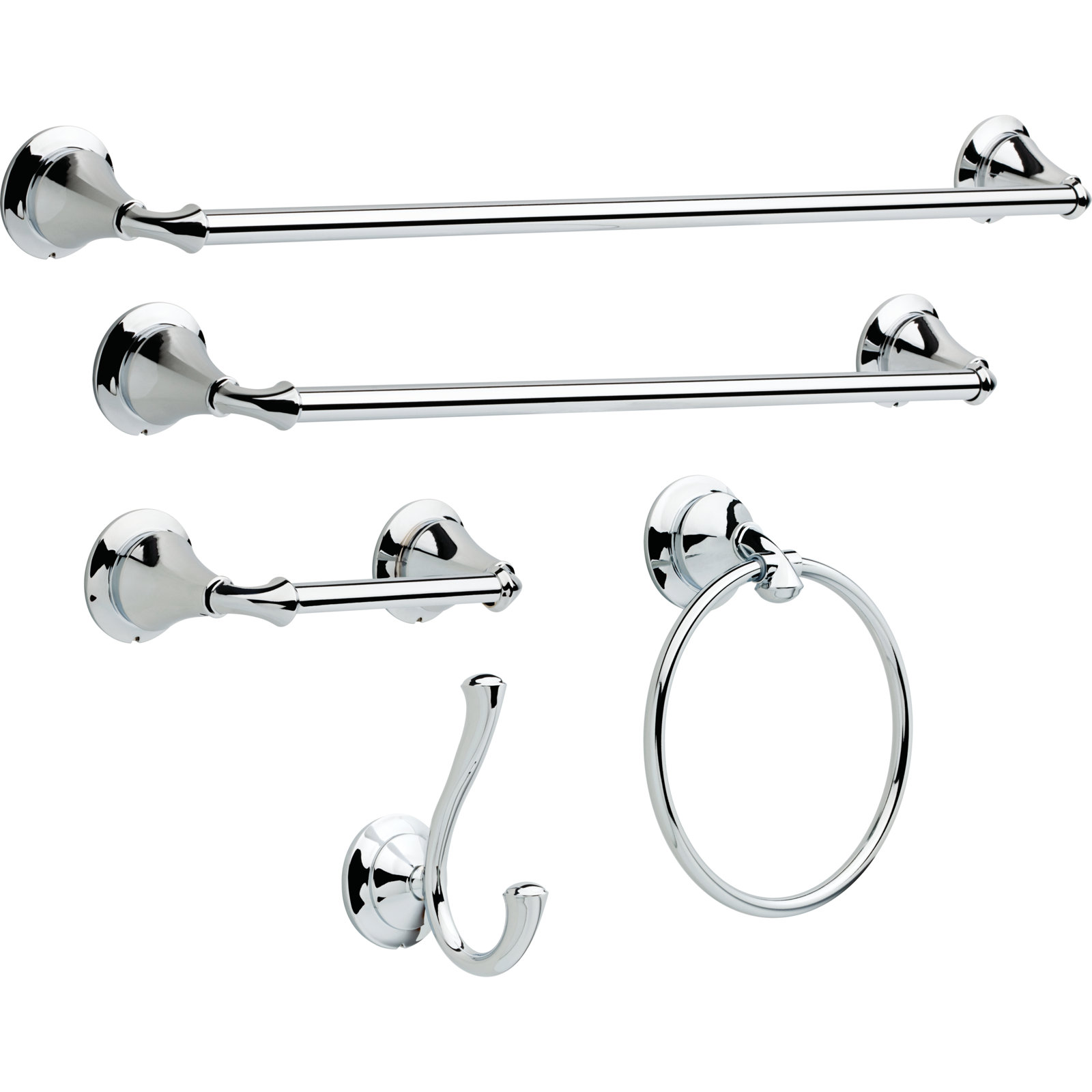 Linden™ Pivoting Toilet Paper Holder, Chrome