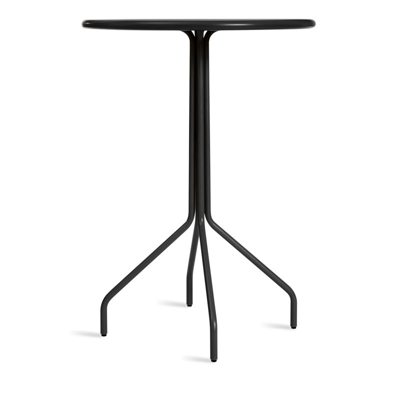 Hot Mesh Outdoor Round Bar Table, Black
