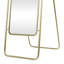 Metal Rectangle Floor Mirror