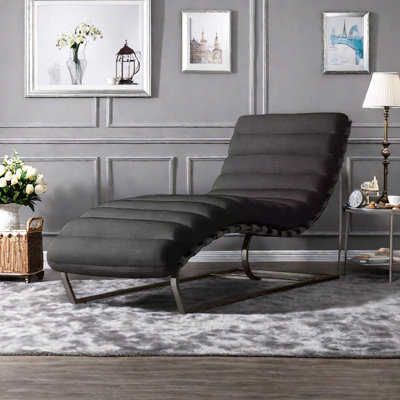 Modern Cotton Linen Leisure Indoor Chaise Lounge