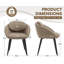 48cm H Upholstered Armchair-33120456-33120501