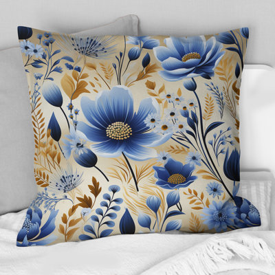Floral Throw Pillow