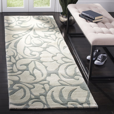 Candelo Soho Hand Tufted Wool And Viscose Floral Rug