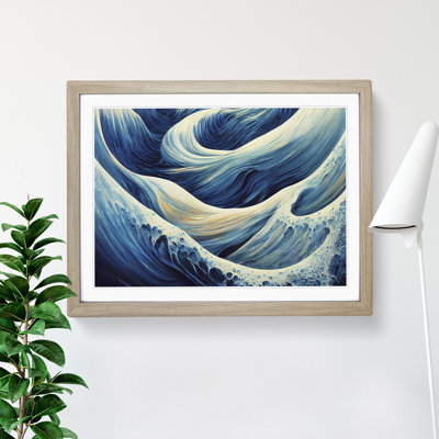 Surreal Ocean Wave Vol.1 Abstract - Single Picture Frame Print