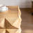 23.62"H Three-dimensional Embossed Pattern Design Retro Coffee Table