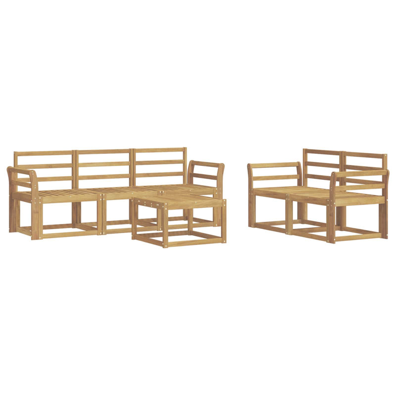  Outdoor Sofa Set 6 pcs Sectional Garden Furniture Terrace Seating Patio