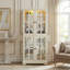 Vaisselier blanc avec portes en verre-1114380064