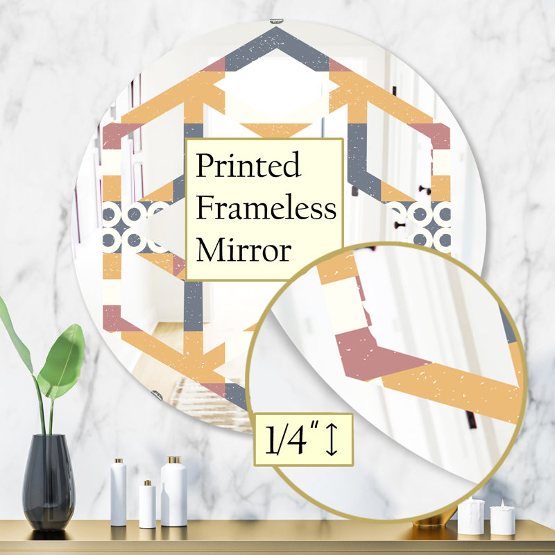 Mirror, 31.5" H x 31.5" W
