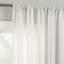 Panneau de rideau semi-diaphane avec passe-tringle en mélange de lin Berwick Wayfair Basics®-90612975-32911122