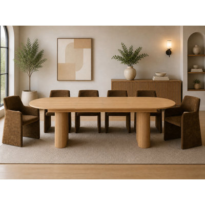 Nikki Dining Table with 2 Butterfly Leaves