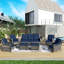 Anahit 9 - Person Patio Conversation Set with Cushions-883279299