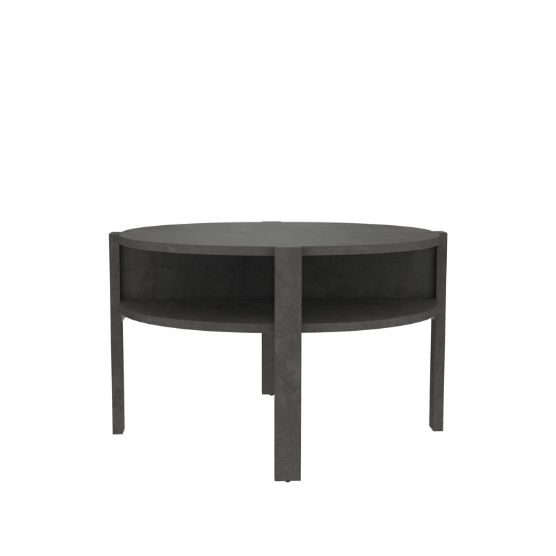 Aiofe Coffee Table with Storage, Dark Grey