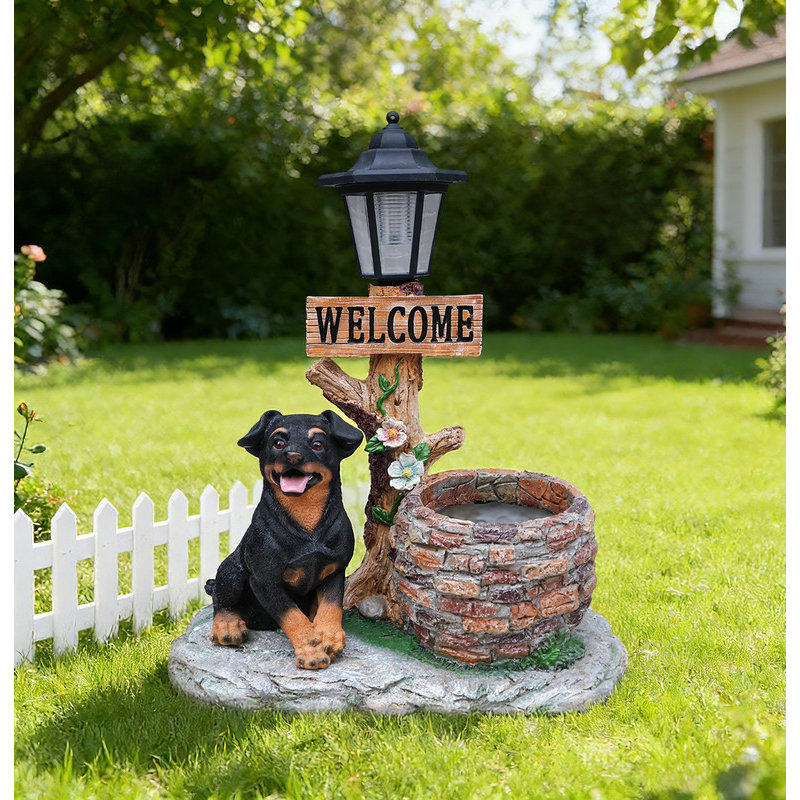 Statue d'extérieur Puppy Dog