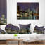 Coussin lombaire panoramique cityscape brooklyn bridge