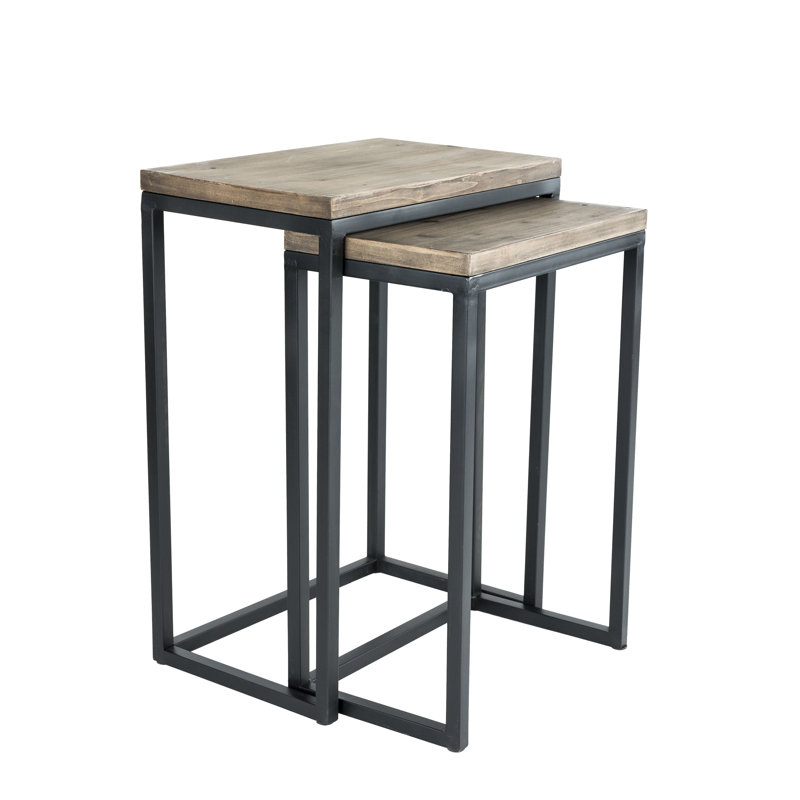 Ensemble de tables de bout gigognes ClickDecor Parker
