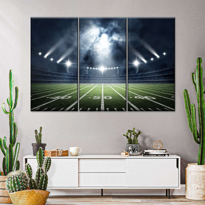Grand Football Stadium - Ensemble de 3 toiles tendues
