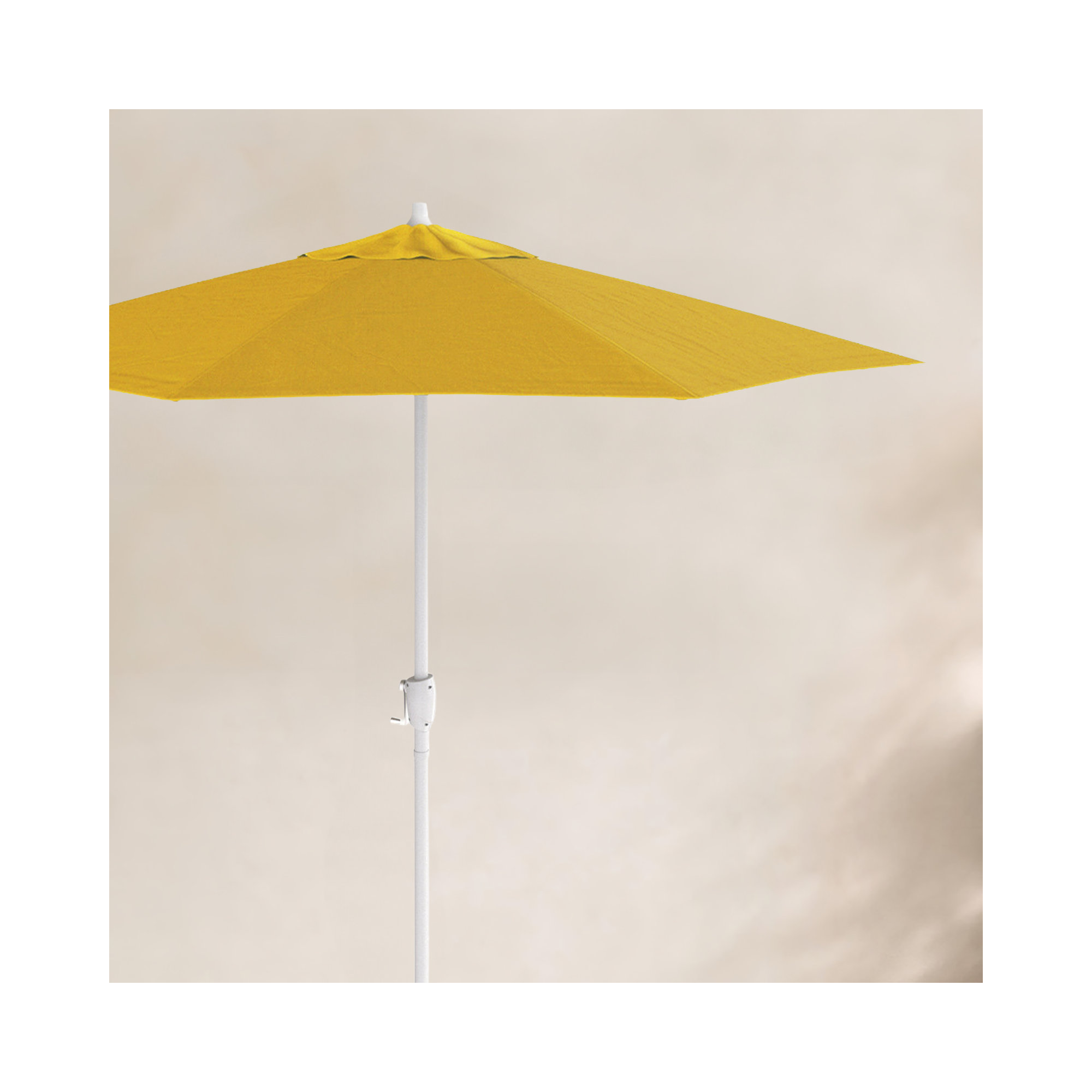 Kenne Sunbrella® Outdoor Umbrella, Canvas Sunflower Yellow Sunbrella® Canvas, 90" W x 90" D