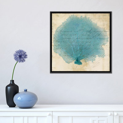 « blue corail iv », impression sur toile
