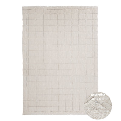 Alezzi Rectangle Striped Area Rug
