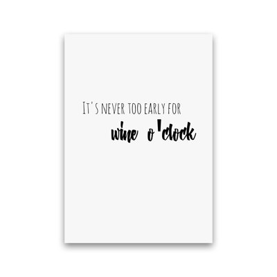 Wine O'clock - Print