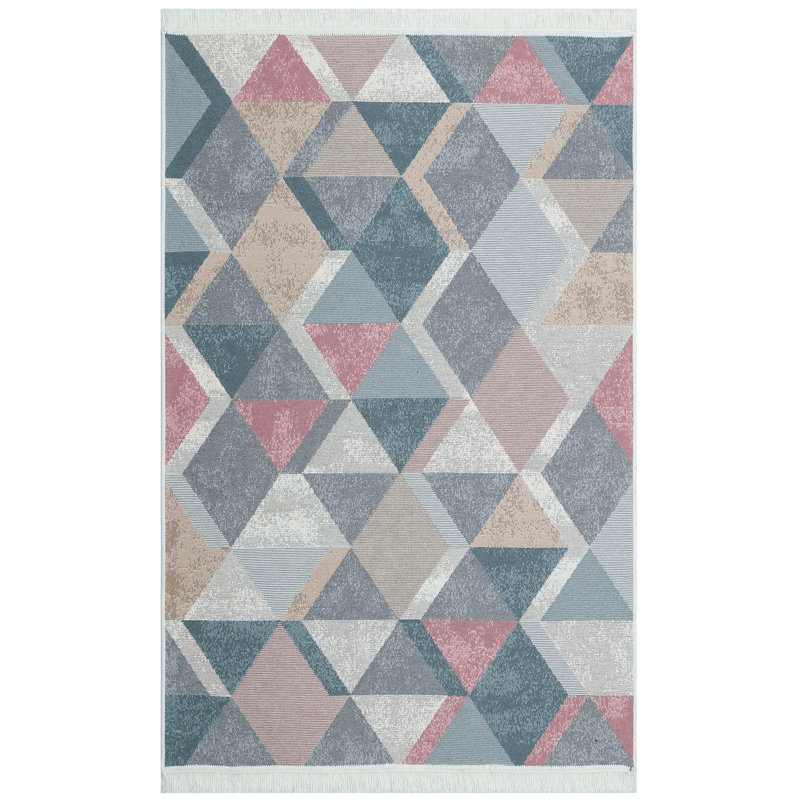 Arya Geometric Hand Woven Area Rug, Rectangle 160 x 230cm