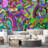 Vibrant Graffi Street Paint Peel & Stick Border-93867452