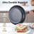 Caannasweis 12 Pieces Nonstick Cookware Sets