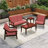 Marlo 5-Piece Outdoor Conversation Set, Perfect for Entertaining with Included Tables-115310826-115310829