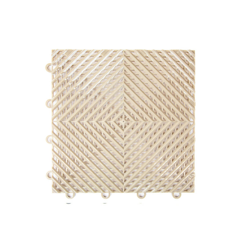 FlooringInc 12'' W x 12'' L Garage Flooring Tiles, Sahara Sand