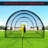 32x12x8 Ft Baseball Batting Cage Net – Portable Pop-Up Backyard Hitting Training Cage for Baseball & Softball with Pitching Machine Opening & Detachable Door